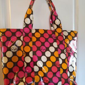Roxy Coated Canvas Beach tote